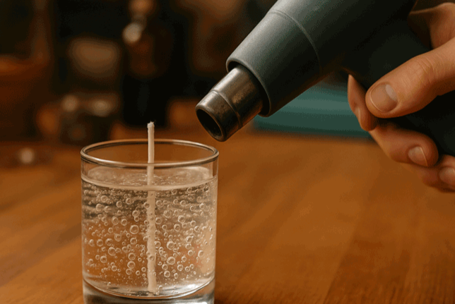 ۱۰ روش جلوگیری از حباب در شمع سازی حرفه‌ای