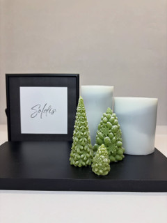 قالب سیلیکونی کاج بلوط و برگی