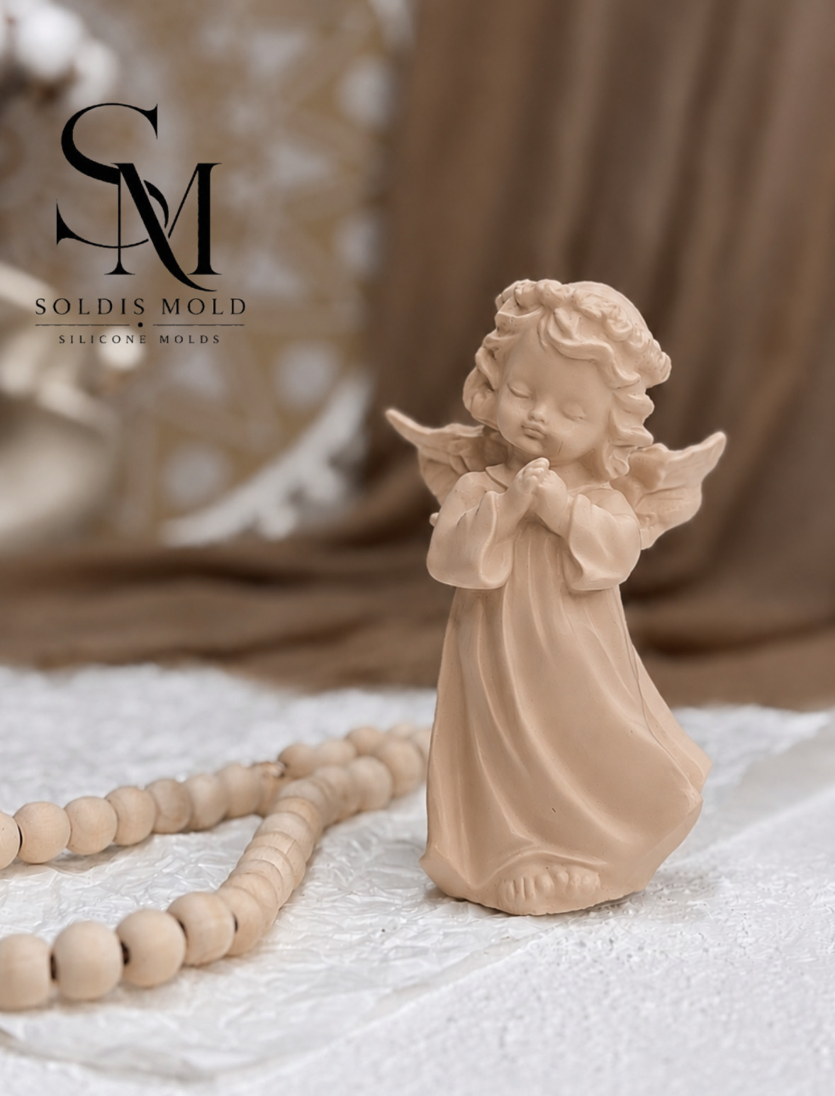 قالب سیلیکونی فرشته دعاگو (کد ۱)